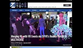 
							         Merging RL with VR Events via SVVR's Reality Portals & Multiverse								  
							    