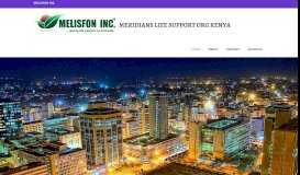 
							         Meridians Life Support Org Kenya – MELISFON INC								  
							    
