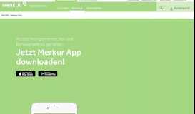 
							         Merkur App mit Bonusangeboten - Merkur Versicherung								  
							    