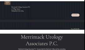 Merrimack Urology Patient Portal Page Login