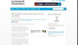 
							         Merseyside Funding Information Portal Launches - Liverpool Chamber ...								  
							    