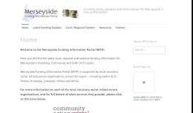 
							         Merseyside Funding Information Portal								  
							    