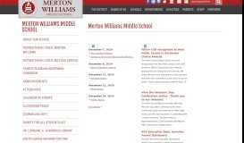 
							         Merton Williams Middle School - Hilton Central School District								  
							    