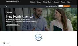 
							         Merz North America, Inc. | Client Stories | SmartSimple Software								  
							    