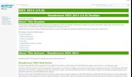
							         MES 2014 (v5.0) — archestra.info								  
							    