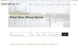 
							         Mesa AZ Real Estate - CENTURY 21 Northwest Realty								  
							    