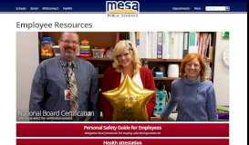 
							         Mesa Public Schools » Employees								  
							    