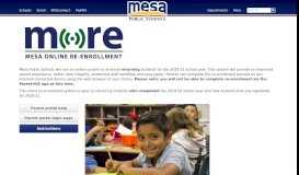 
							         Mesa Public Schools » MORE								  
							    