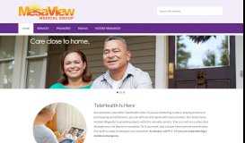
							         Mesa View Medical Group: Home								  
							    