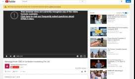 
							         Message from CMD of Ambidant marketing Pvt Ltd - YouTube								  
							    