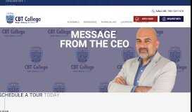 
							         Message from the CEO - Graphic Design and ... - CBT College								  
							    