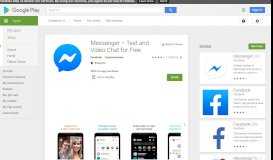 
							         Messenger – Text and Video Chat for Free - Apps on Google ...								  
							    