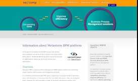 
							         Metastorm BPM - OpenText BPM Solutions - Nesscomp								  
							    