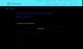 
							         Meter Data Provisioning Request								  
							    