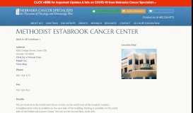 
							         Methodist Estabrook Cancer Center | Nebraska Cancer Specialists								  
							    