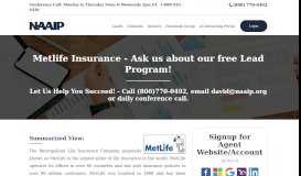 
							         Metlife Insurance Appointments for Contracting| Highest Commissions ...								  
							    