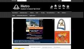 
							         Metro Academic and Classical High School / Homepage								  
							    