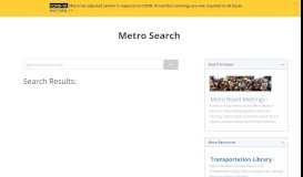 
							         Metro Search - LA Metro Home								  
							    