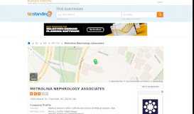
							         Metrolina Nephrology Associates, Charlotte NC - Company Profile ...								  
							    