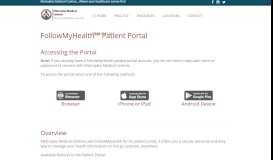 
							         Metroplex Medical Centres FollowMyHealth Patient Portal								  
							    