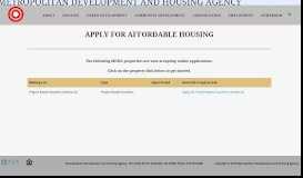 
							         Metropolitan Development and Housing Agency ... - MDHA								  
							    