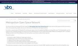 
							         Metropolitan Open Space Network - VPA								  
							    