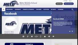 
							         Metz Middle School / Homepage - Manassas City Public Schools								  
							    
