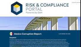 
							         Mexico Corruption Report - Business Anti-Corruption Portal								  
							    