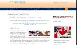 
							         Mexico Trading Partner Portal - Advocacy - California Chamber of ...								  
							    
