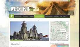 
							         Mexiko-Stadt | Mexiko Reisen & Informationsportal - Mexiko.de								  
							    