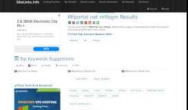 
							         Mfportal net mflogin Results For Websites Listing - SiteLinks.Info								  
							    