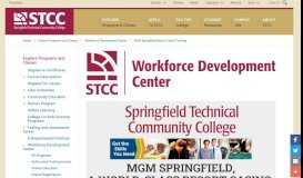 
							         MGM Springfield Resort Casino Training - Springfield Technical ...								  
							    