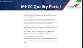 
							         MHCC Quality Portal - BNG SPP								  
							    