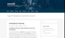 
							         mhelpdesk customer portal – Salaaniello								  
							    