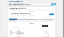 
							         mhemail.org at WI. Outlook Web App - Website Informer								  
							    