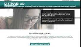 
							         MI Student Aid - Students and Families - State of Michigan								  
							    
