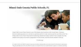 
							         Miami-Dade County Public Schools, FL - Discovery Education								  
							    