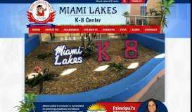
							         Miami Lakes K-8 Center								  
							    