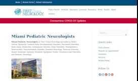 
							         Miami Pediatric Neurologists - Miami Pediatric Neurology, Kids ...								  
							    