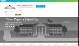 
							         Miami Regional University Student Reviews, Scholarships, and Details								  
							    