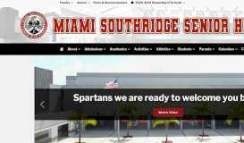 
							         Miami Southridge Senior High								  
							    