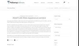 
							         MIAP/LRS Web registration service - Pellcomp Software Ltd								  
							    