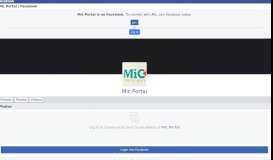 
							         Mic Portal | Facebook								  
							    