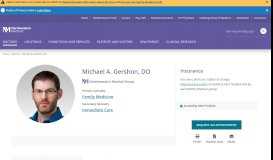 
							         Michael A. Gershon, DO | Northwestern Medicine								  
							    