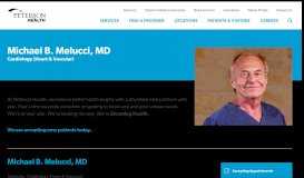 
							         Michael B. Melucci, MD | Peterson Health								  
							    