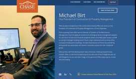
							         Michael Birt - Chase Properties								  
							    