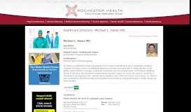 
							         Michael C. Haben MD - Otolaryngology - Rochester Health Get ...								  
							    