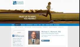 
							         Michael C. Momont, MD | Orthopaedic Surgeon | Orthopaedic Associates								  
							    