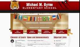 
							         Michael M. Byrne Elementary School								  
							    