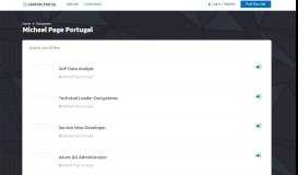 
							         Michael Page Portugal - Careers-Portal								  
							    